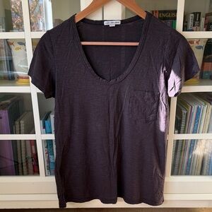 James Perse scoop neck short sleeve tee